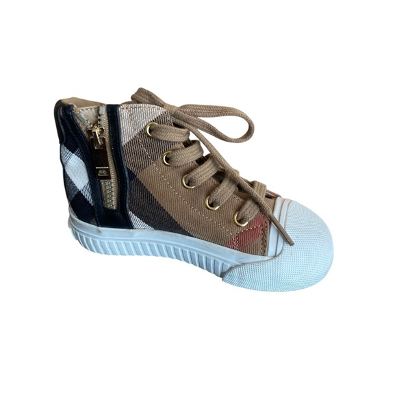 B BURBERRY House Check Toddler Shoes Size 24 - Picture 2 of 11